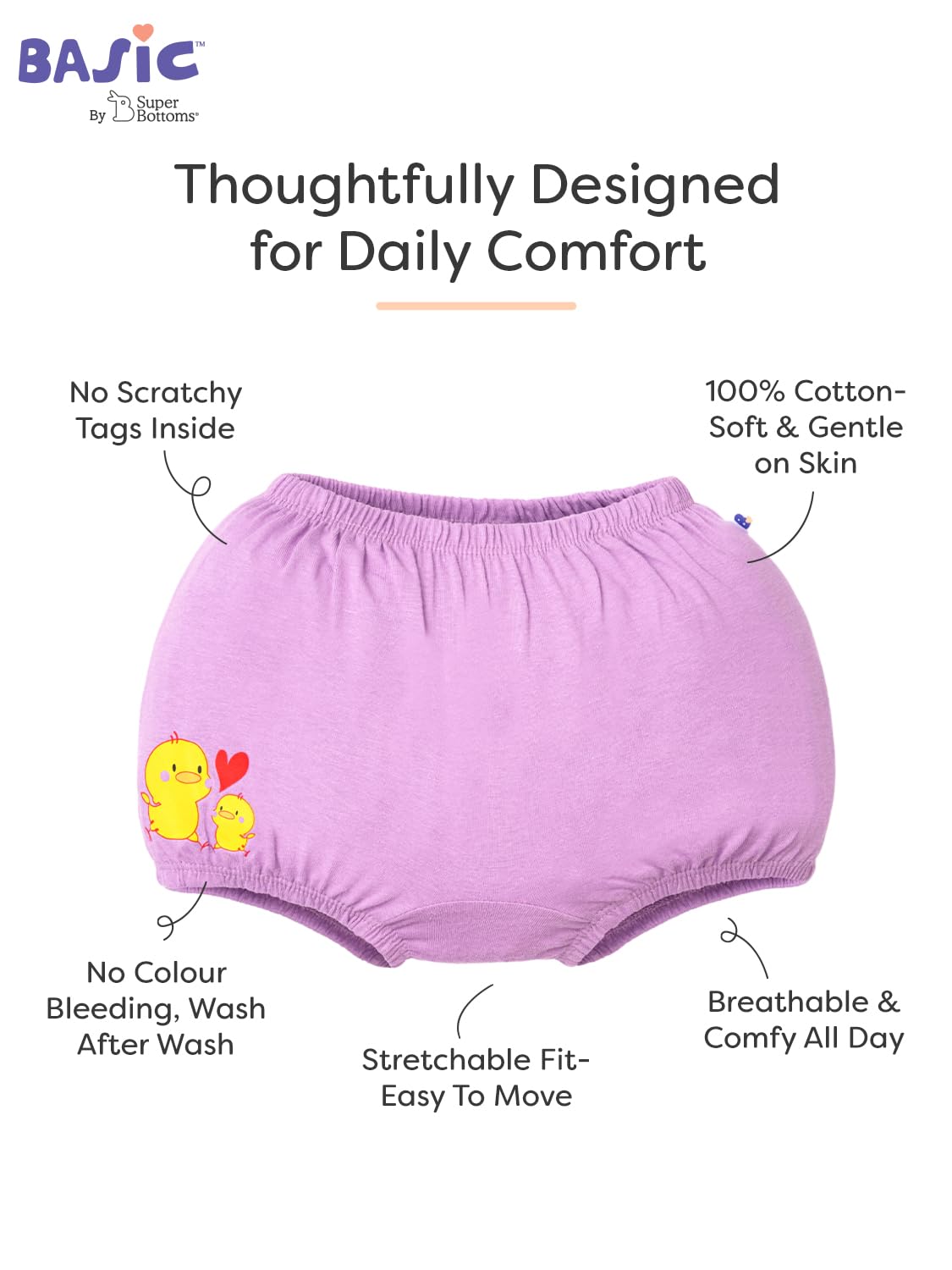 superbottoms Bloomer for Kids - Unisex Cotton - Image 3