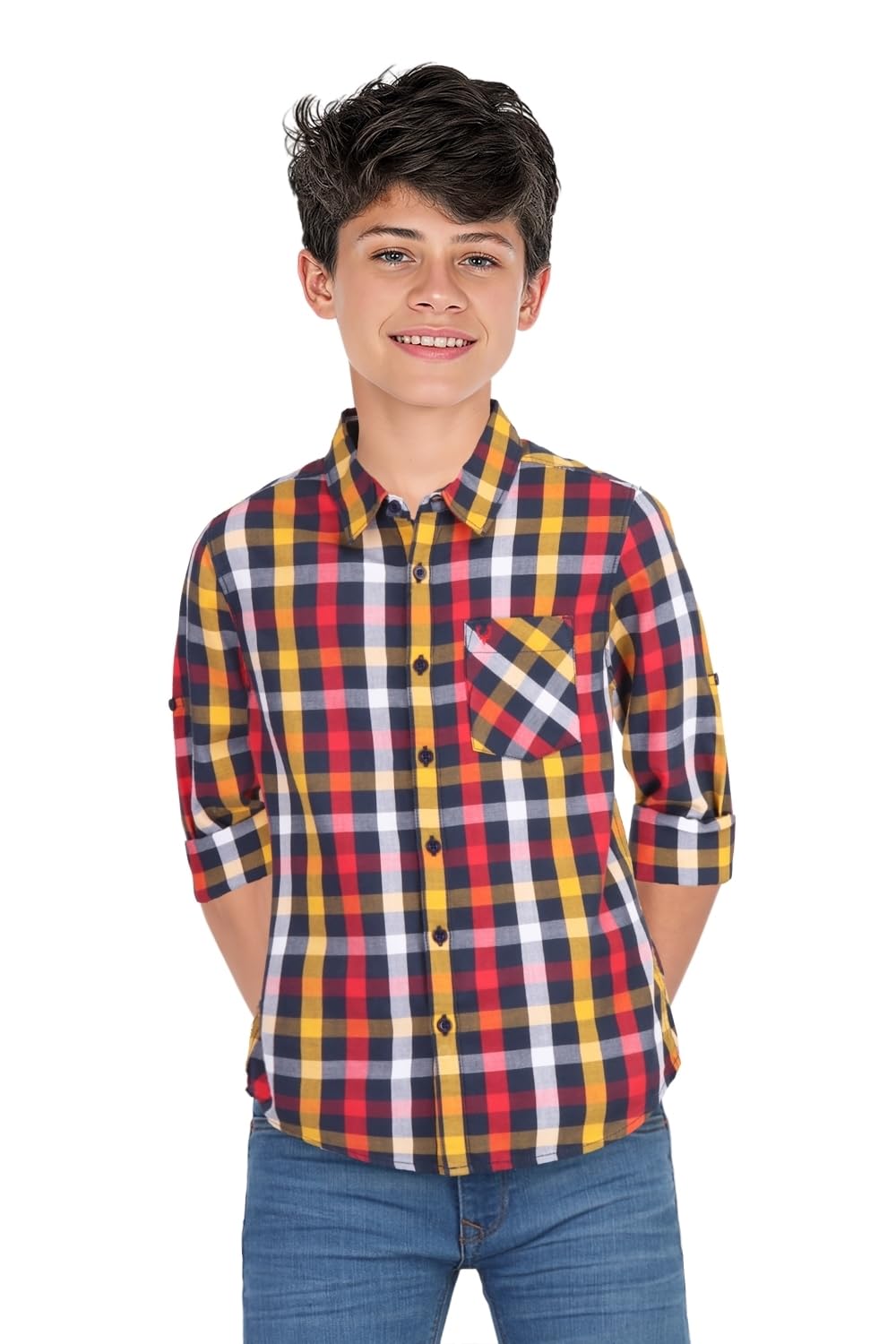 Allen Solly Kid Checkered Shirt
