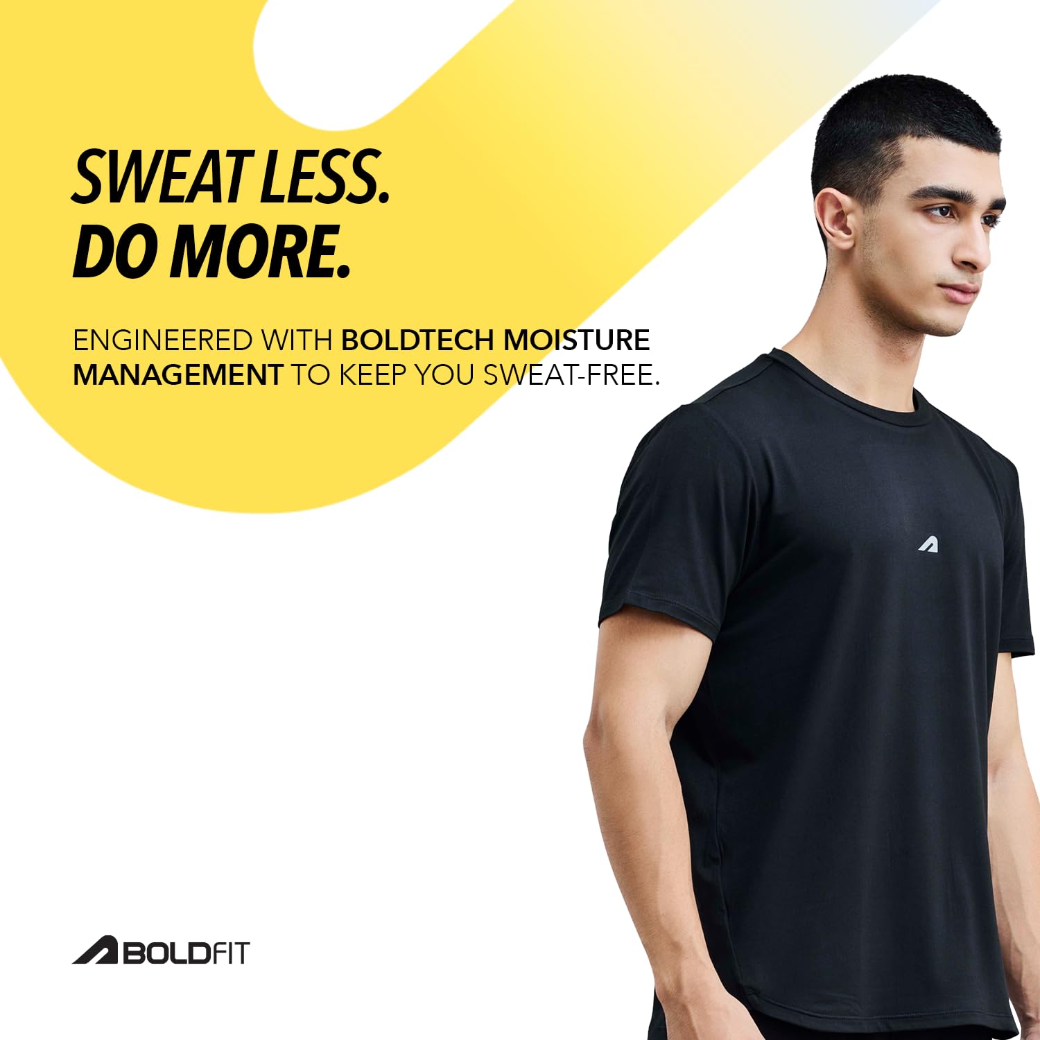 Boldfit Men's Gym T-Shirt Poly-Spandex - Image 4
