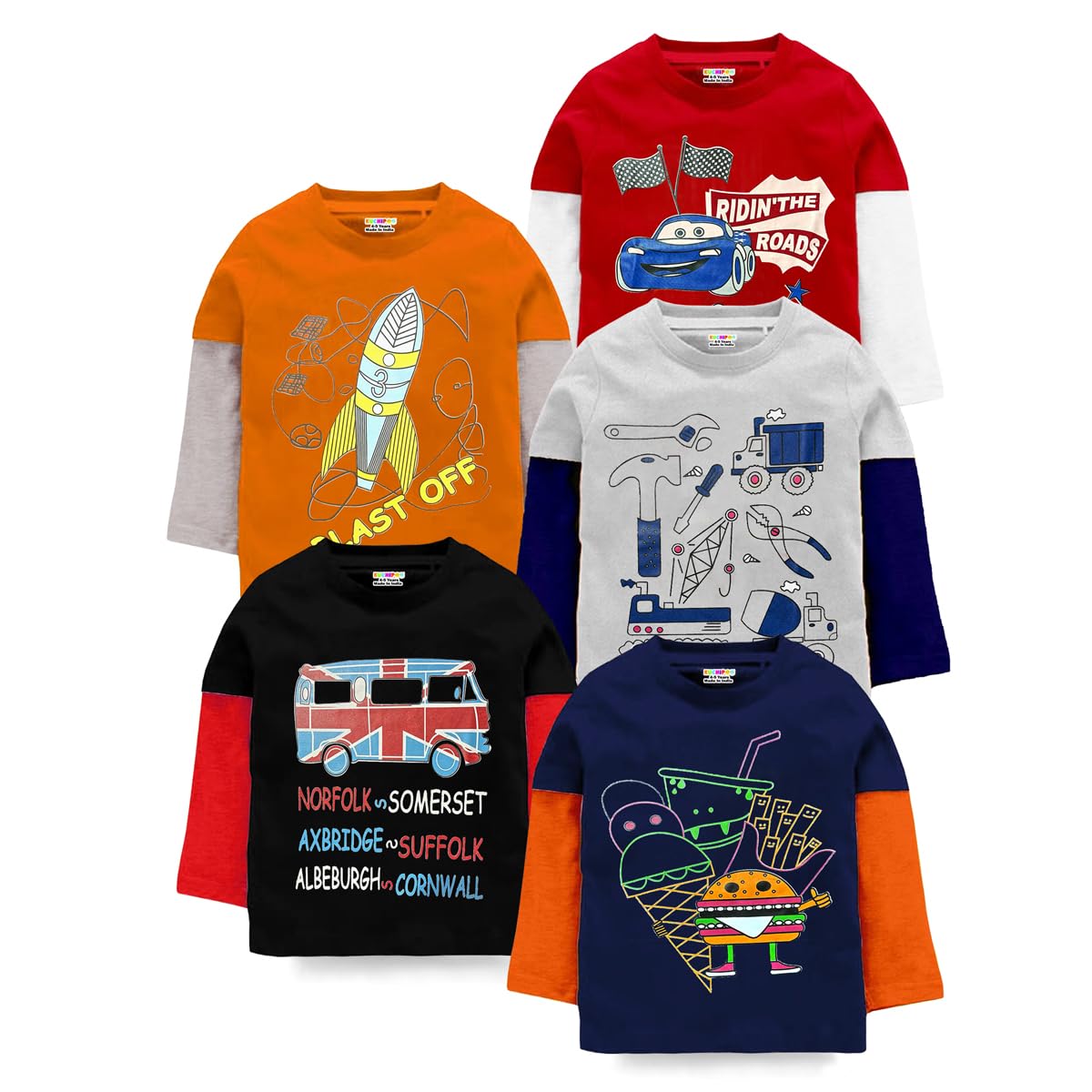 Kuchipoo Cotton T-Shirt for Boys & Girls