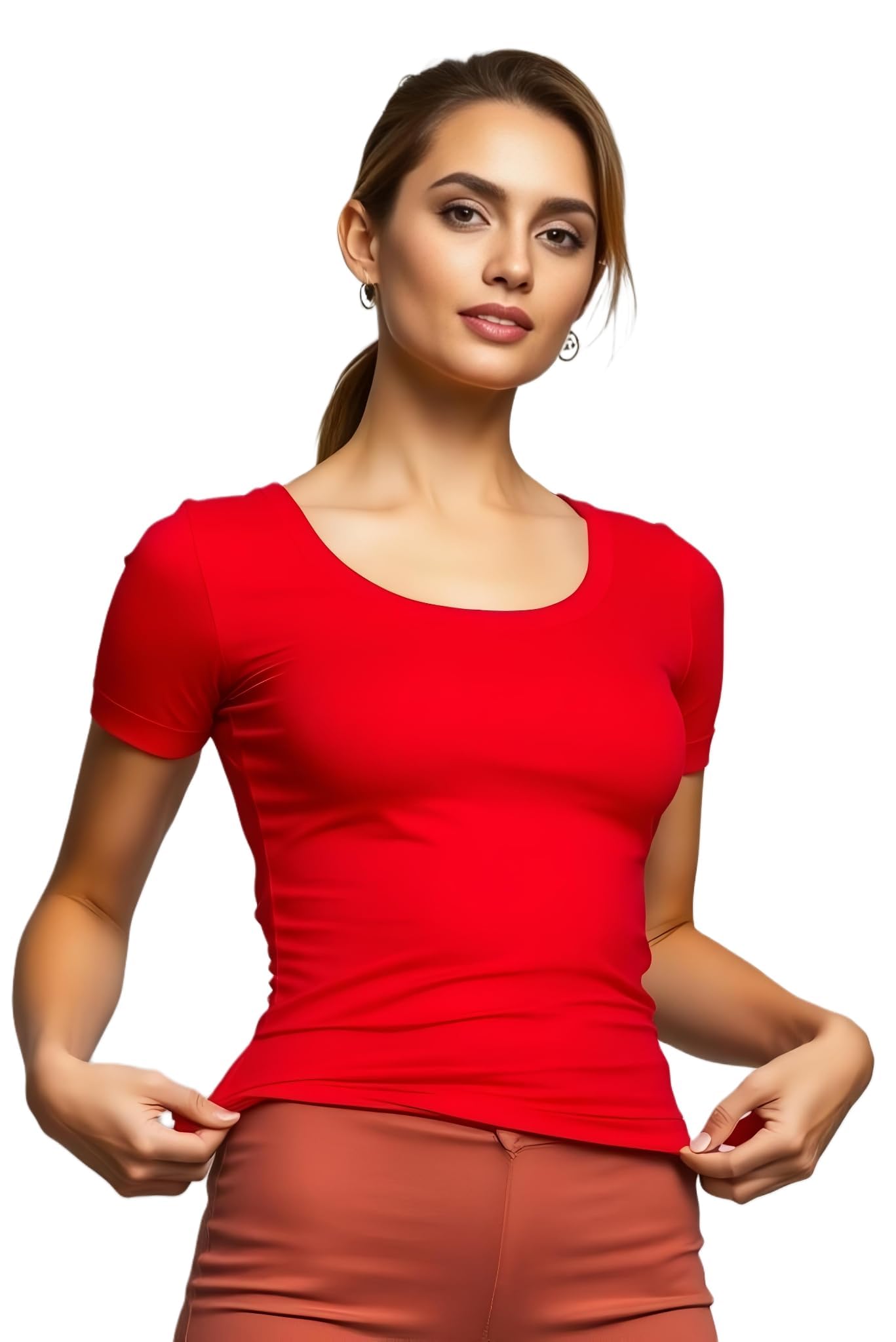 Oh So Soft Women's Tee - Scoop Neck - Image 3