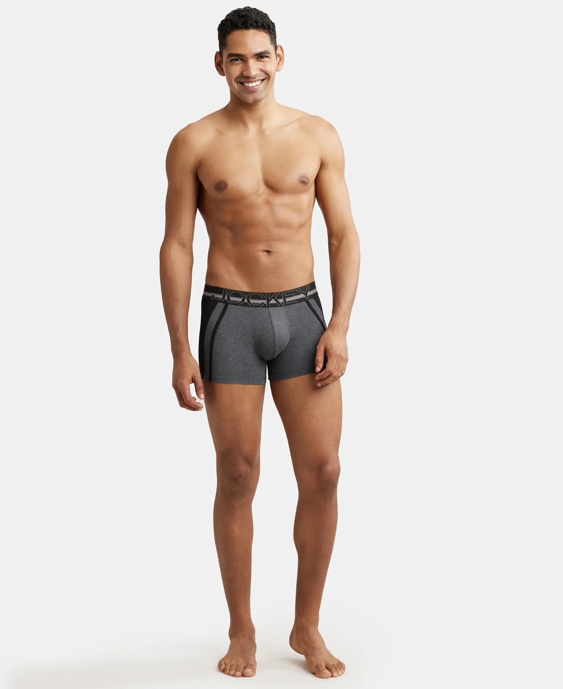 Jockey Men's Trunk - Charcoal - Image 4