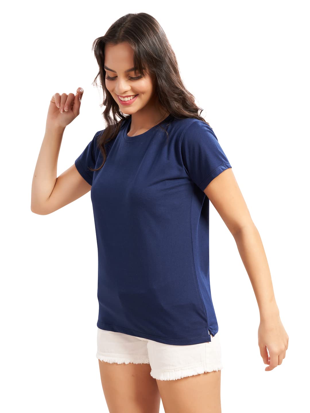 WEET Women's Cotton T-Shirt - Blue - Image 4