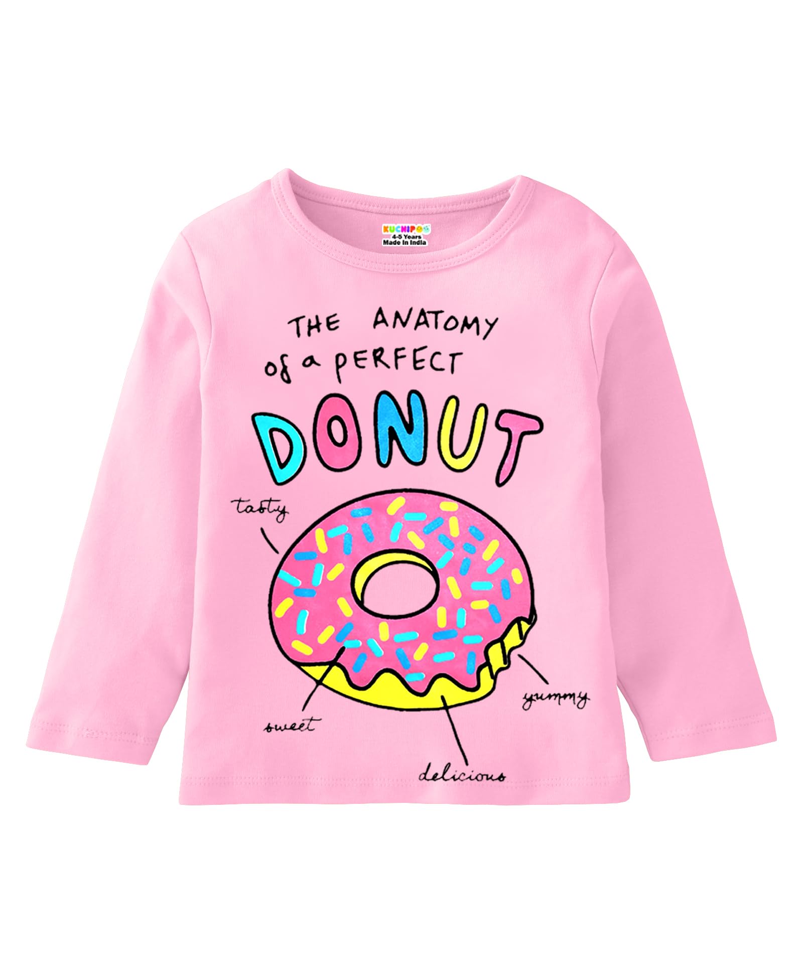 Kuchipoo Girls Cotton T-Shirts - Multi-Colored - Image 3