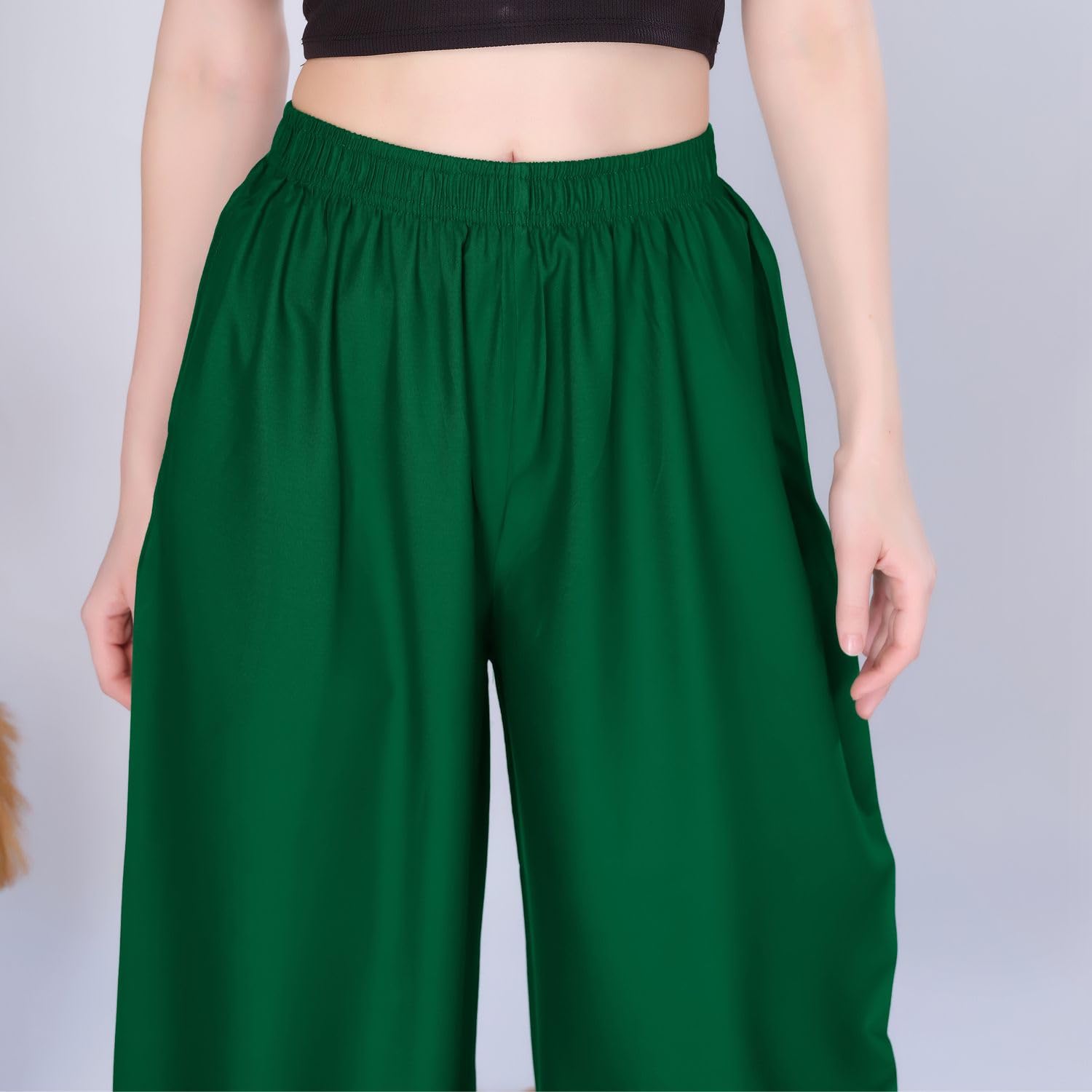 VIVIKA Palazzo for Women - Rayon Flared Ethnic - Image 4