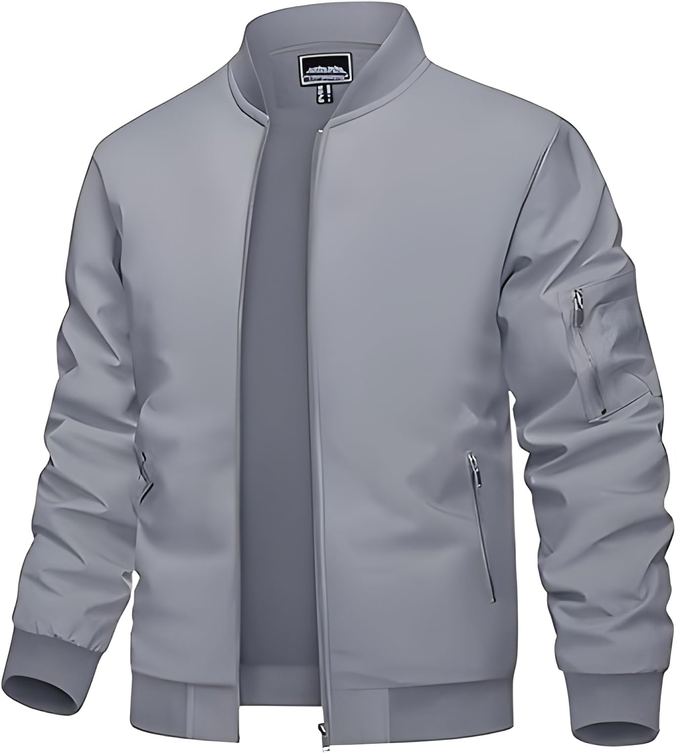 MIA FASHION Men's Bomber Jacket - Grey