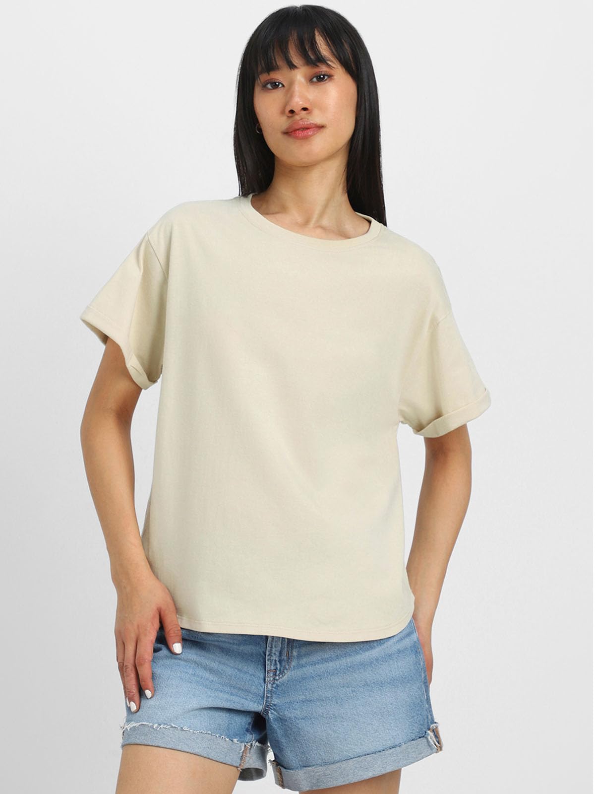 Cotton Boyfriend Tees for Women - Image 5