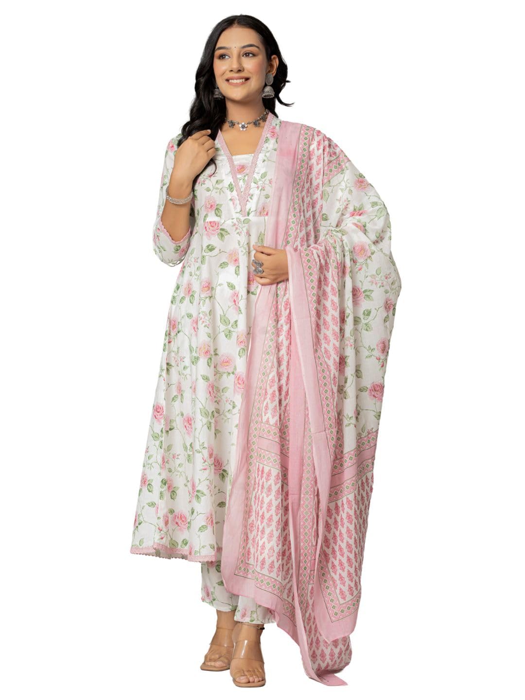 Amayra Anarkali Kurta Set - Pink