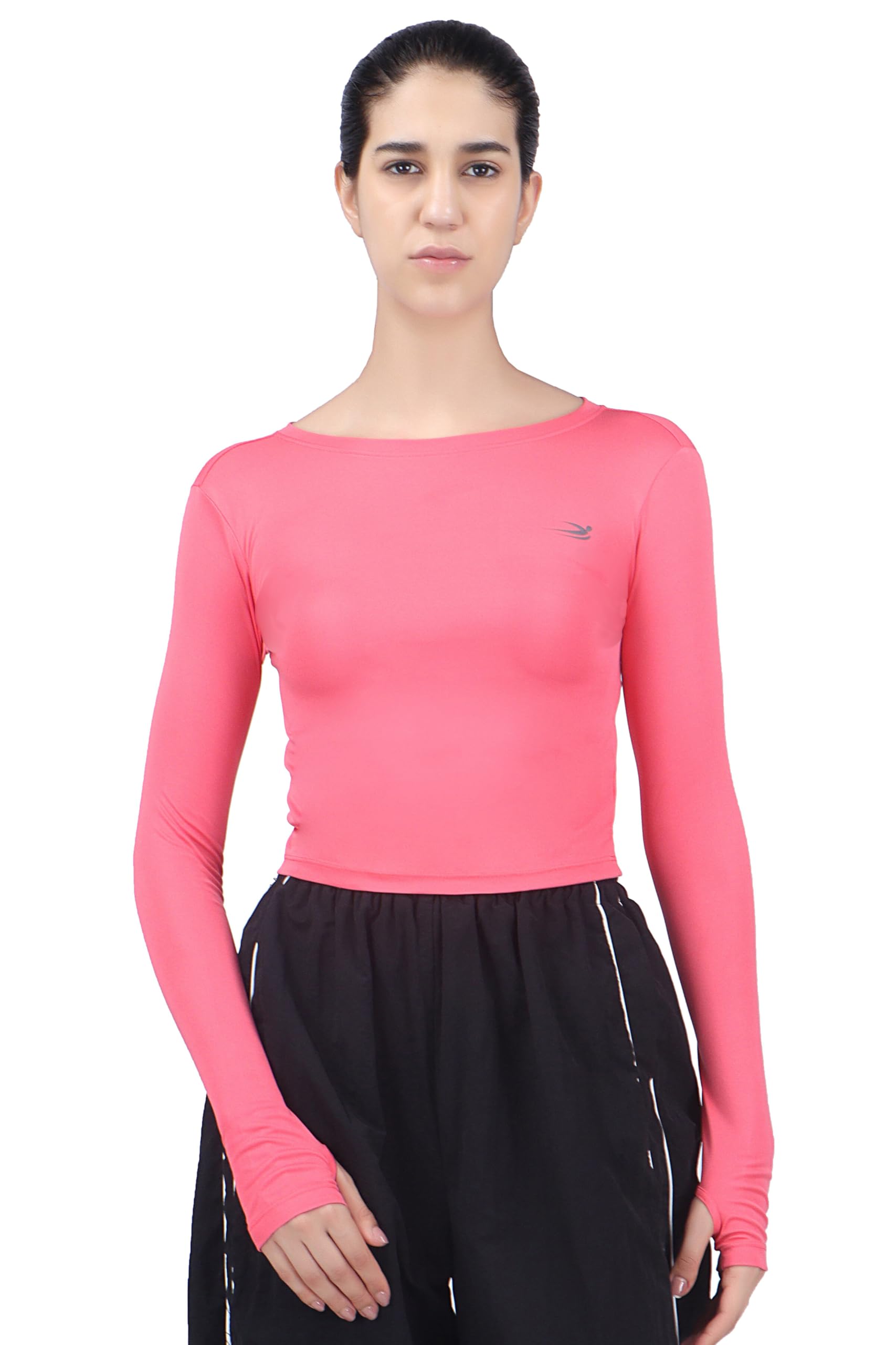 INKAST Women's Solid Fitted T-Shirt - Lilac