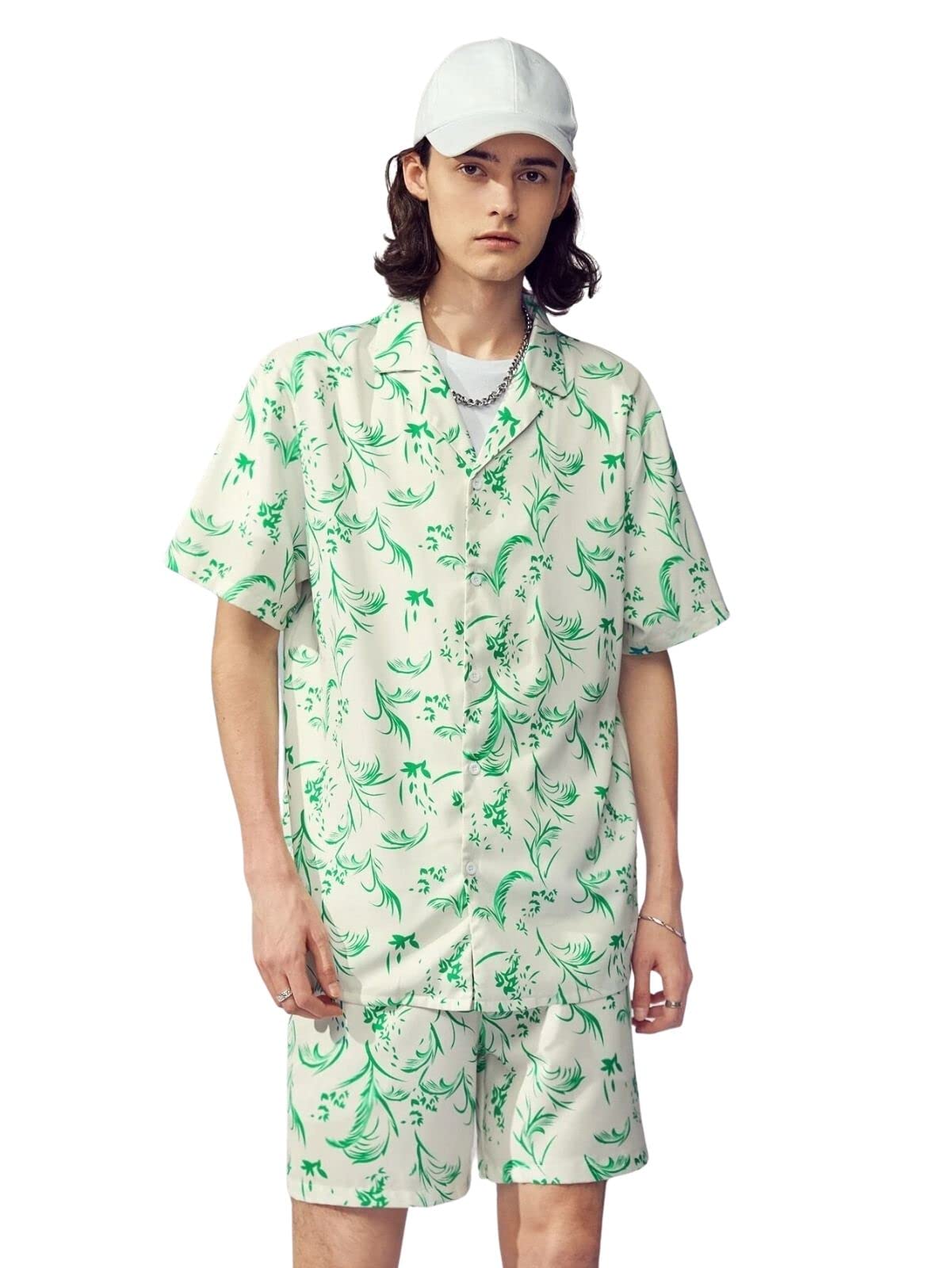 Leriya Fashion Unisex Tropical Printed Co-Ord Set