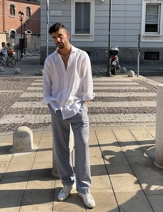 CB-COLEBROOK Men's Linen Pants - Image 4