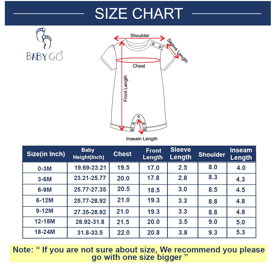 BabyGo Cotton Romper for New Born Baby - Image 4