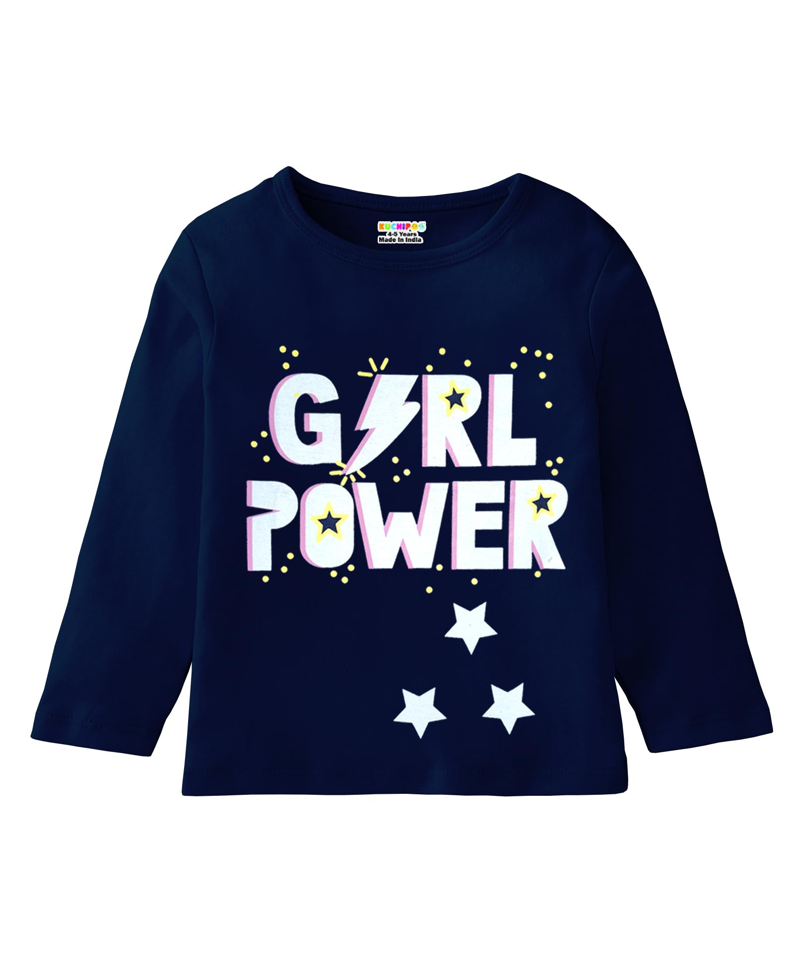 Kuchipoo Girls Cotton T-Shirts - Multi-Colored - Image 5