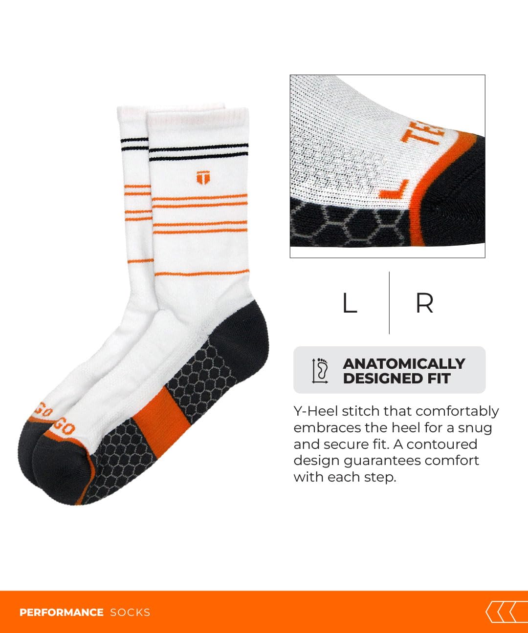 TEGO Cotton Crew Socks for Men & Women - Image 4