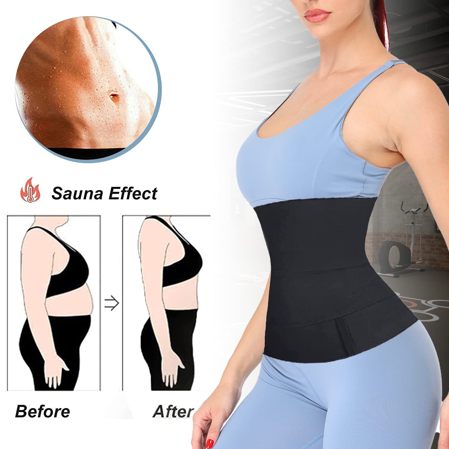 CIPZI Waist Belt Elastic Body Shaper - Image 2