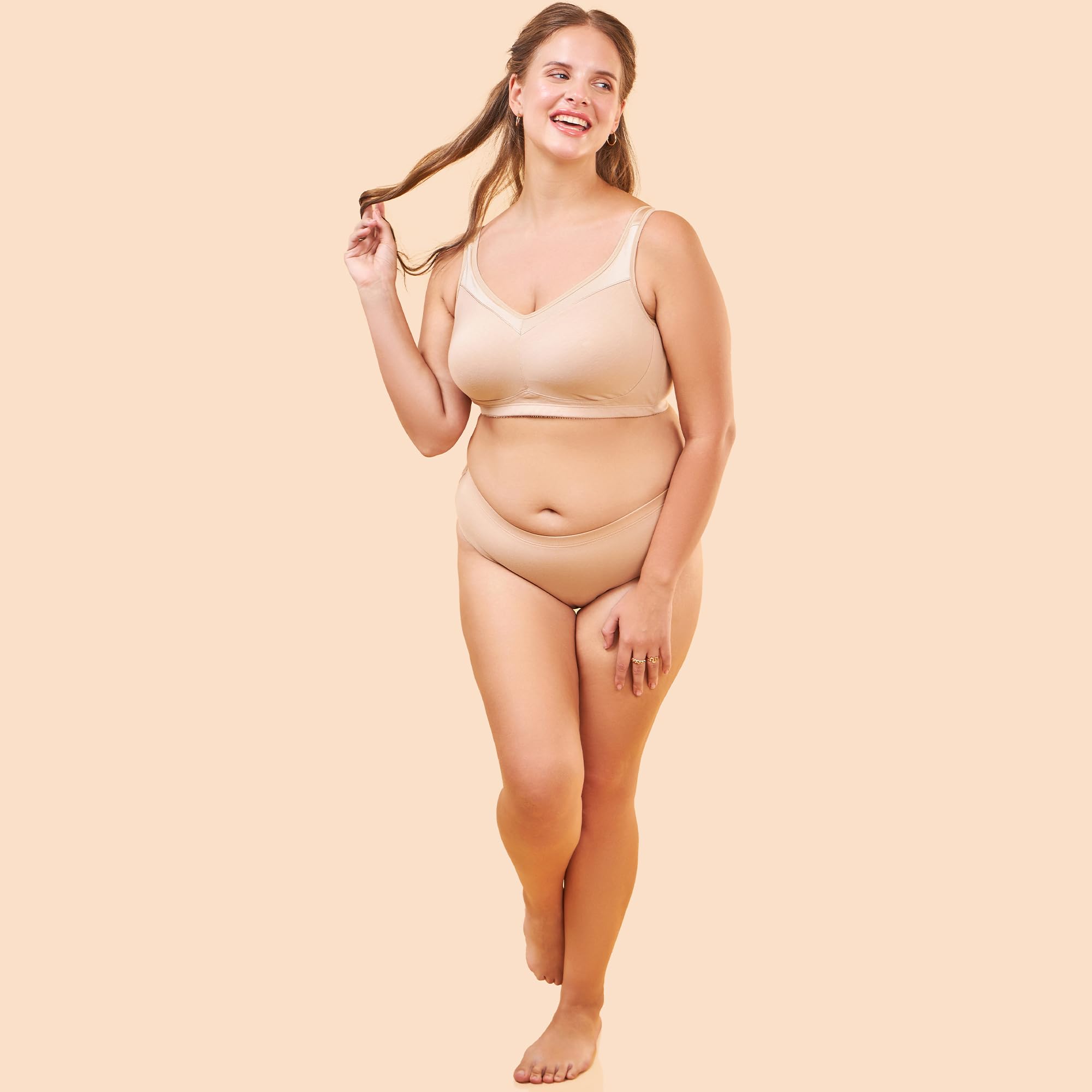 Enamor Paleskin Minimizer Bra for Women - Image 2