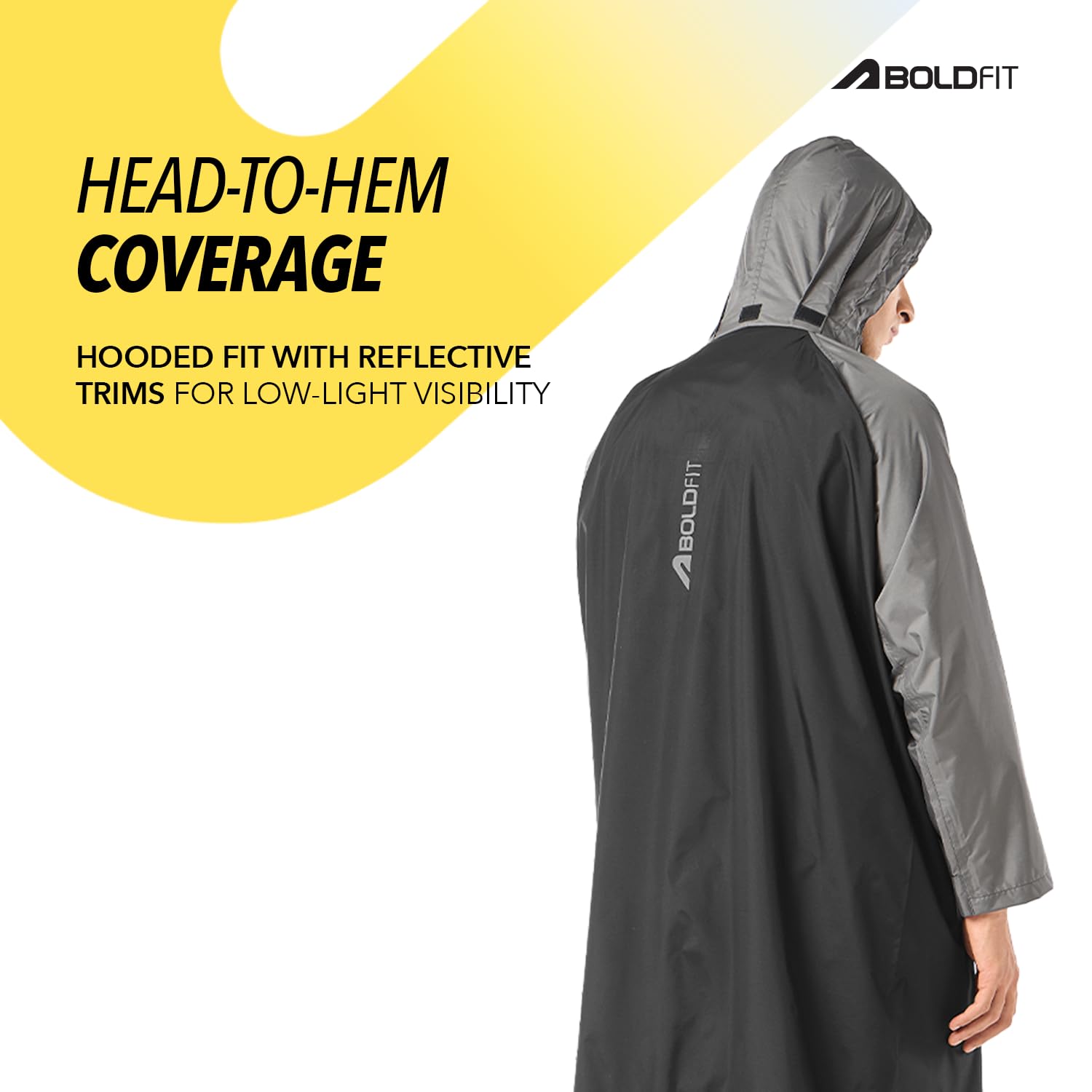 Boldfit Rain Coat Waterproof Unisex - Image 2