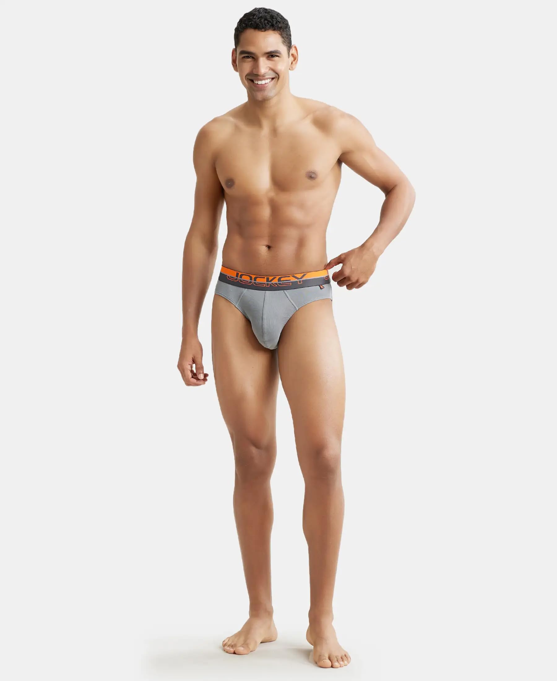 Jockey Men's Cotton Rib Solid Brief - Image 5