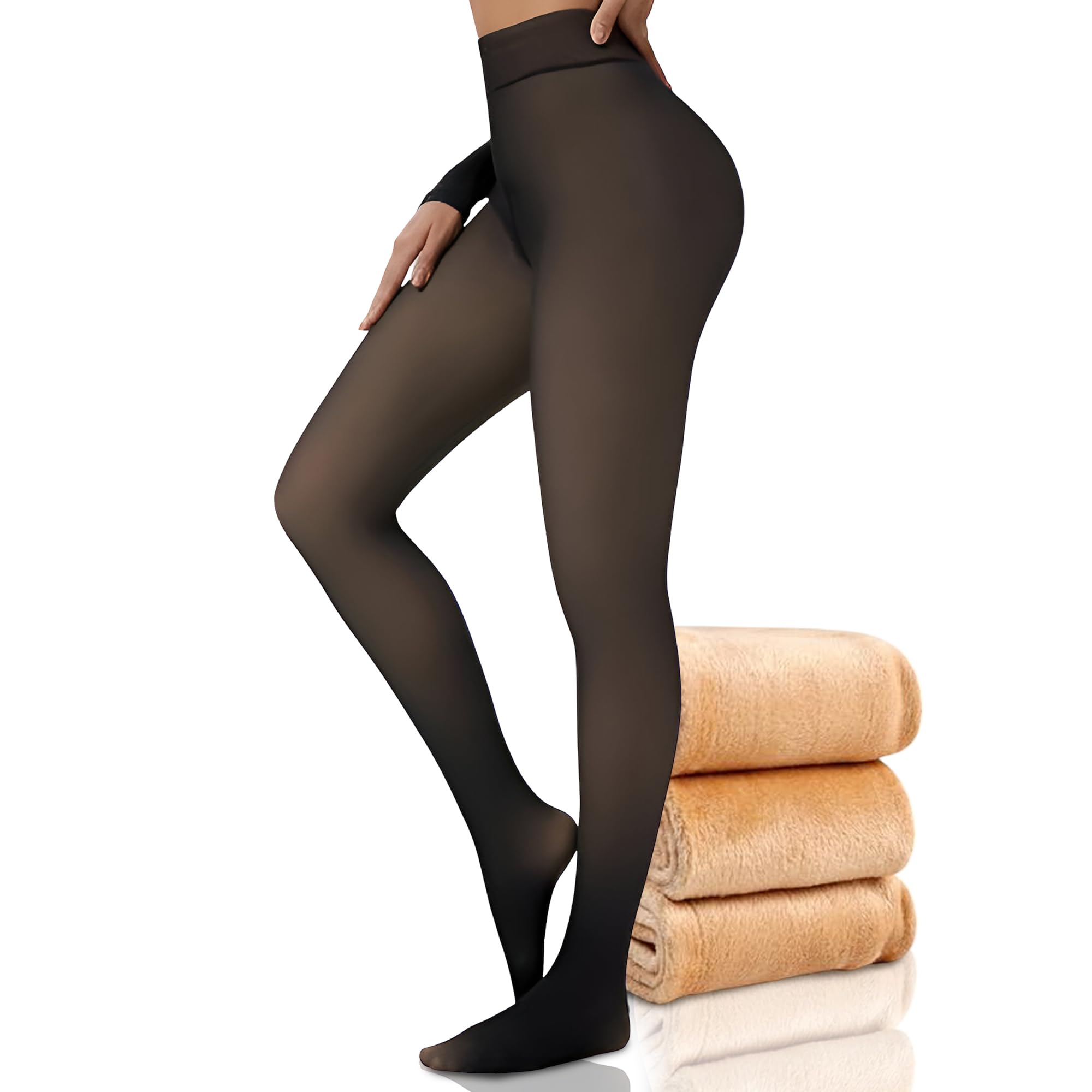 RARECARE Thermal Leggings for Women & Girls - Black