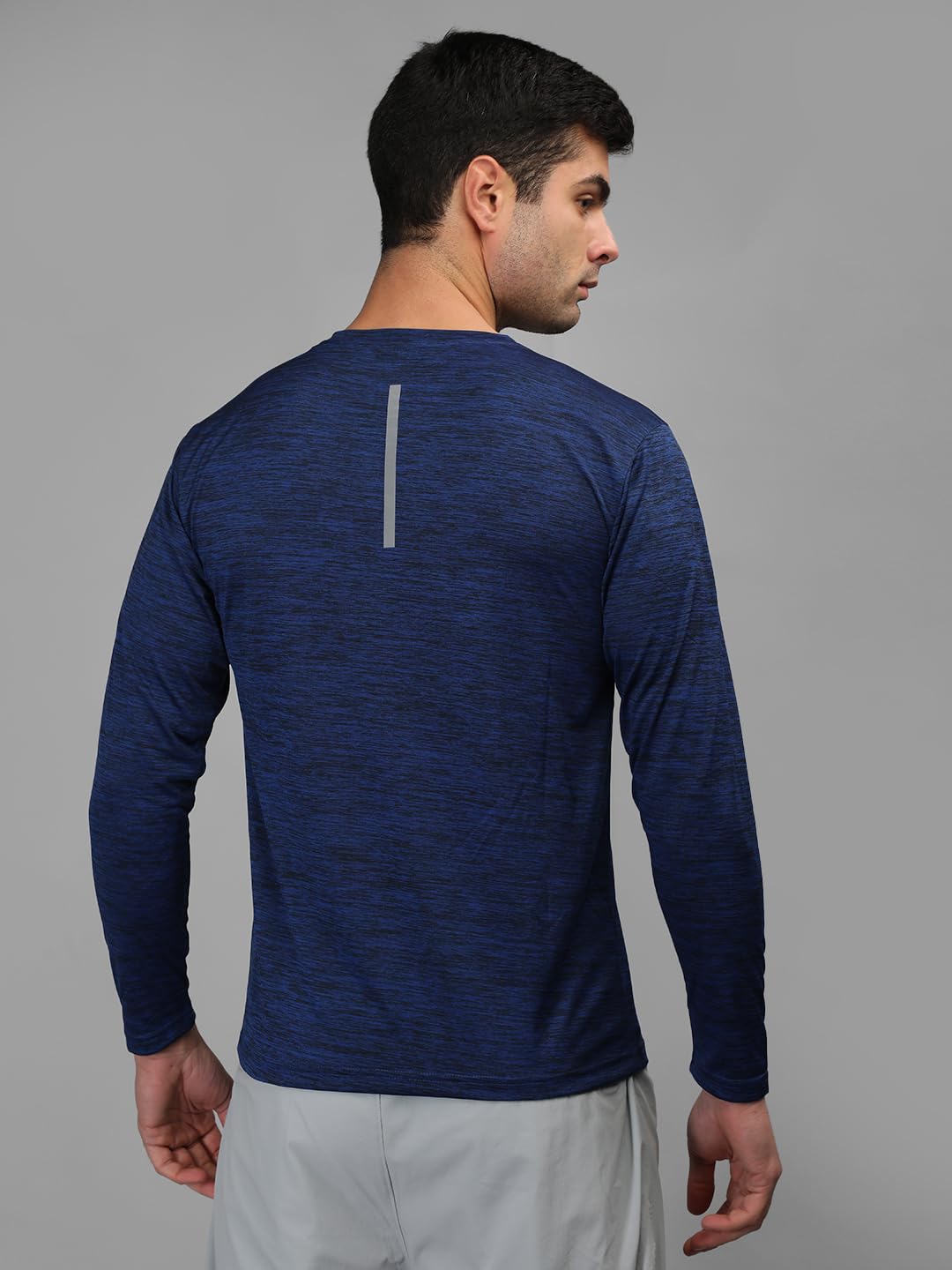 CHKOKKO Men T-Shirt Royal Blue - Image 3