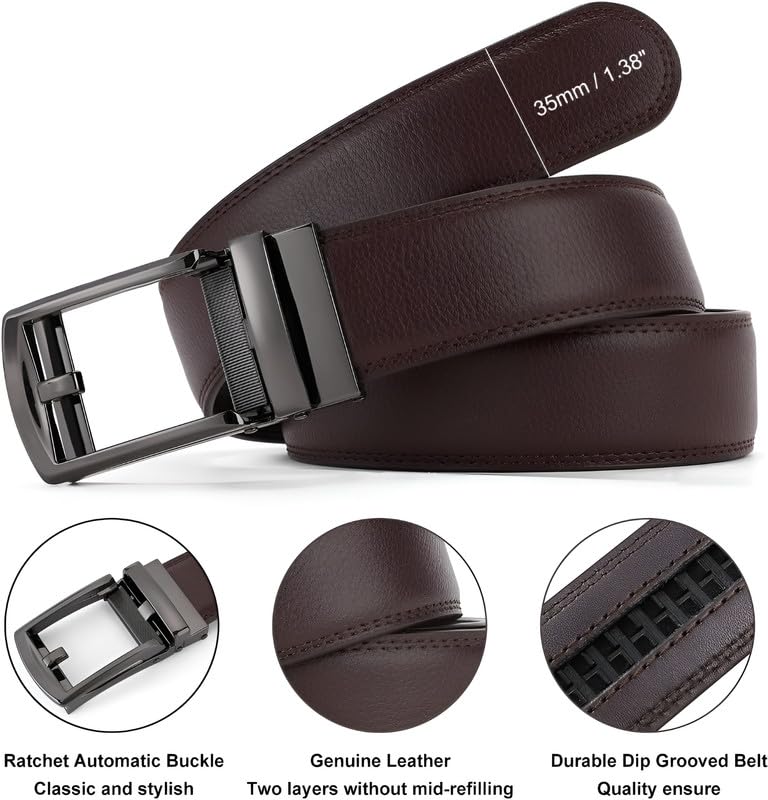 Contacts Leather Belt for Men - Image 4