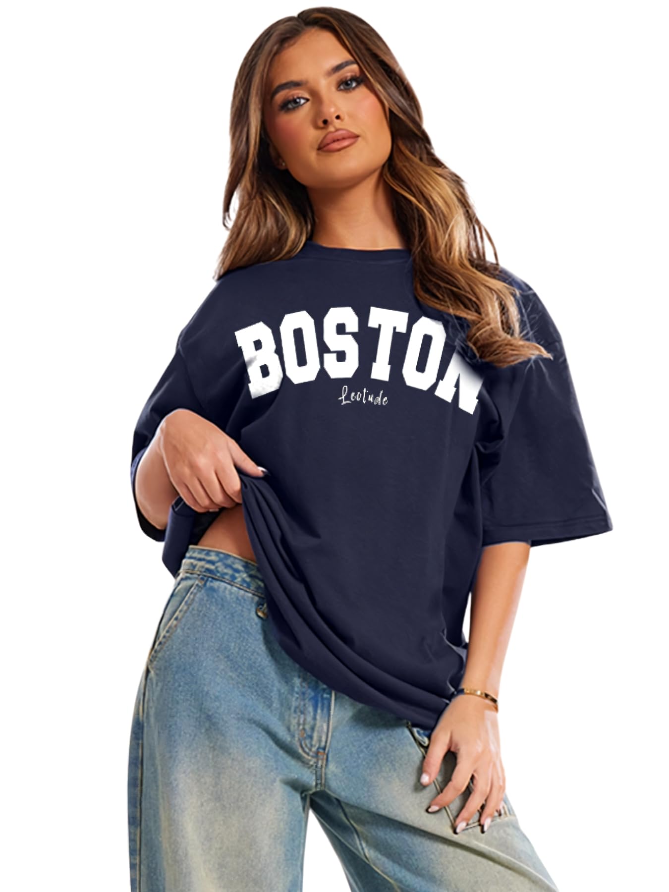 Navy Blue T-Shirt for Women