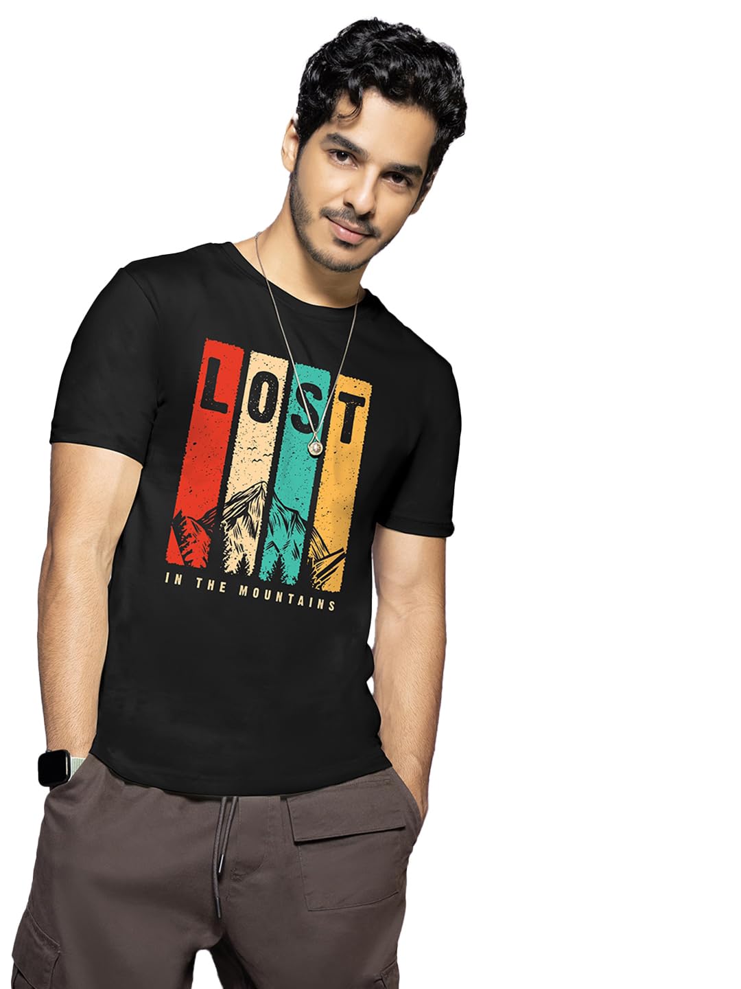 Bewakoof Marvel King Reborn Black T-Shirt for Men