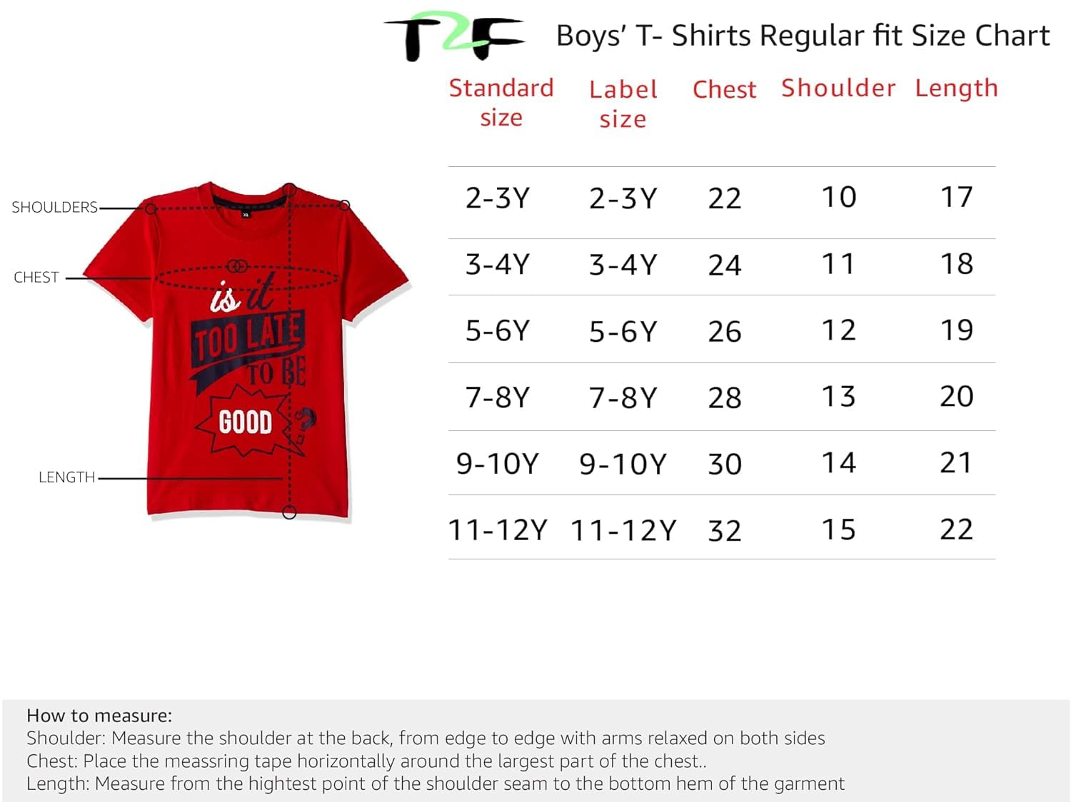 T2F Boy's Cotton Printed T-Shirt - Image 5
