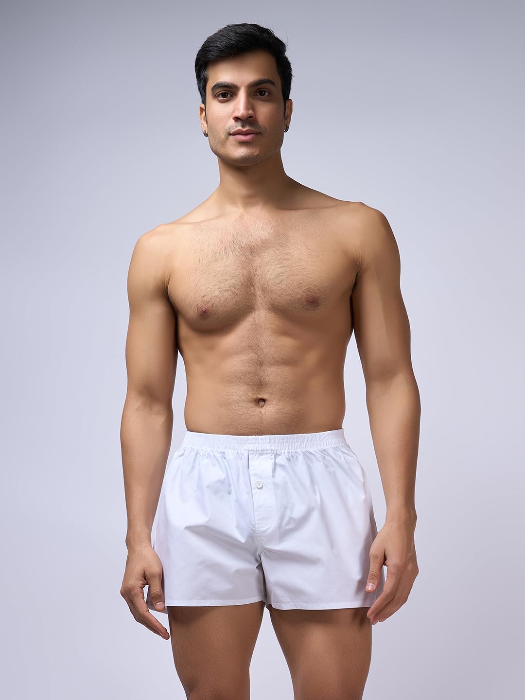 RAMRAJ Men Inner Boxer Shorts - White - Image 2