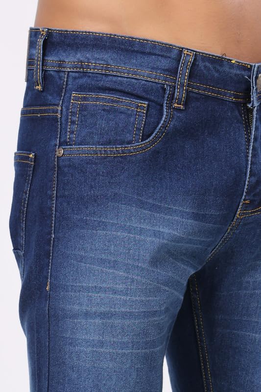 London Hills Men Low Rise Jeans - Dark Blue - Image 3