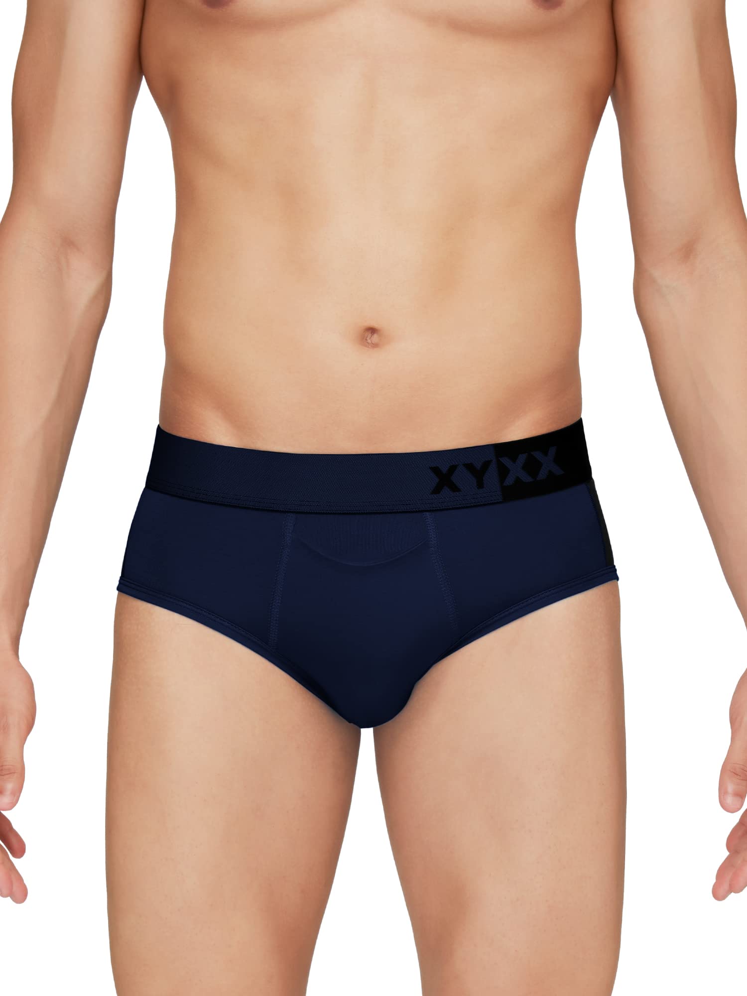 XYXX Men's Antimicrobial Brief - Steel Grey & Black - Image 4