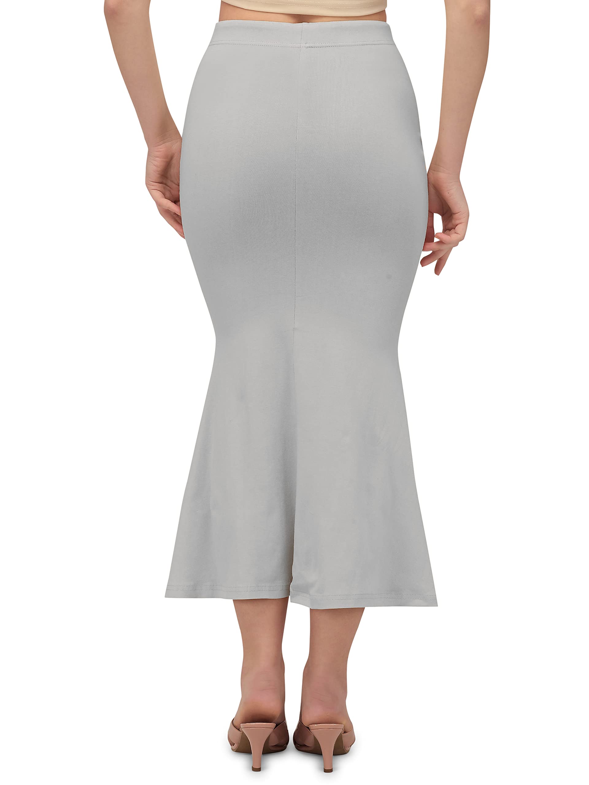 Mehrang Grey Saree Shapewear for Women - Image 4