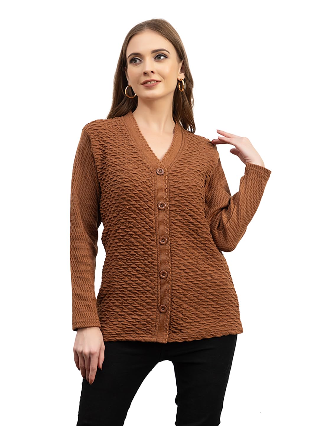 Dadu Dayal Women Winter Woolen Cardigan