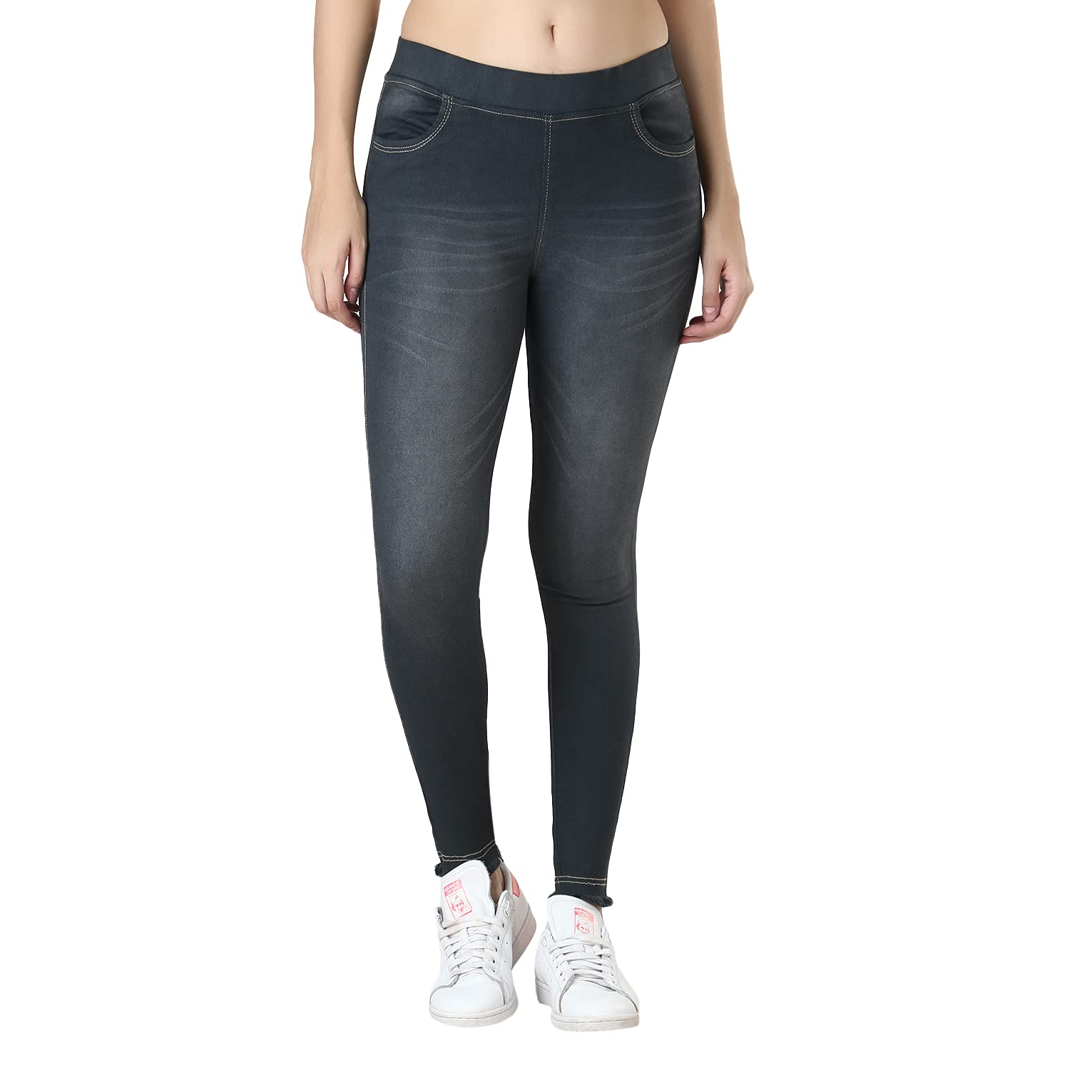 ZXN Wishker Shade Denim Jegging for Girls & Women
