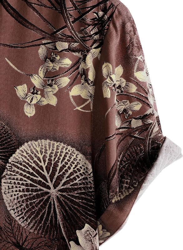 NoseQueen Floral Print Cotton Shirt for Men - Image 4