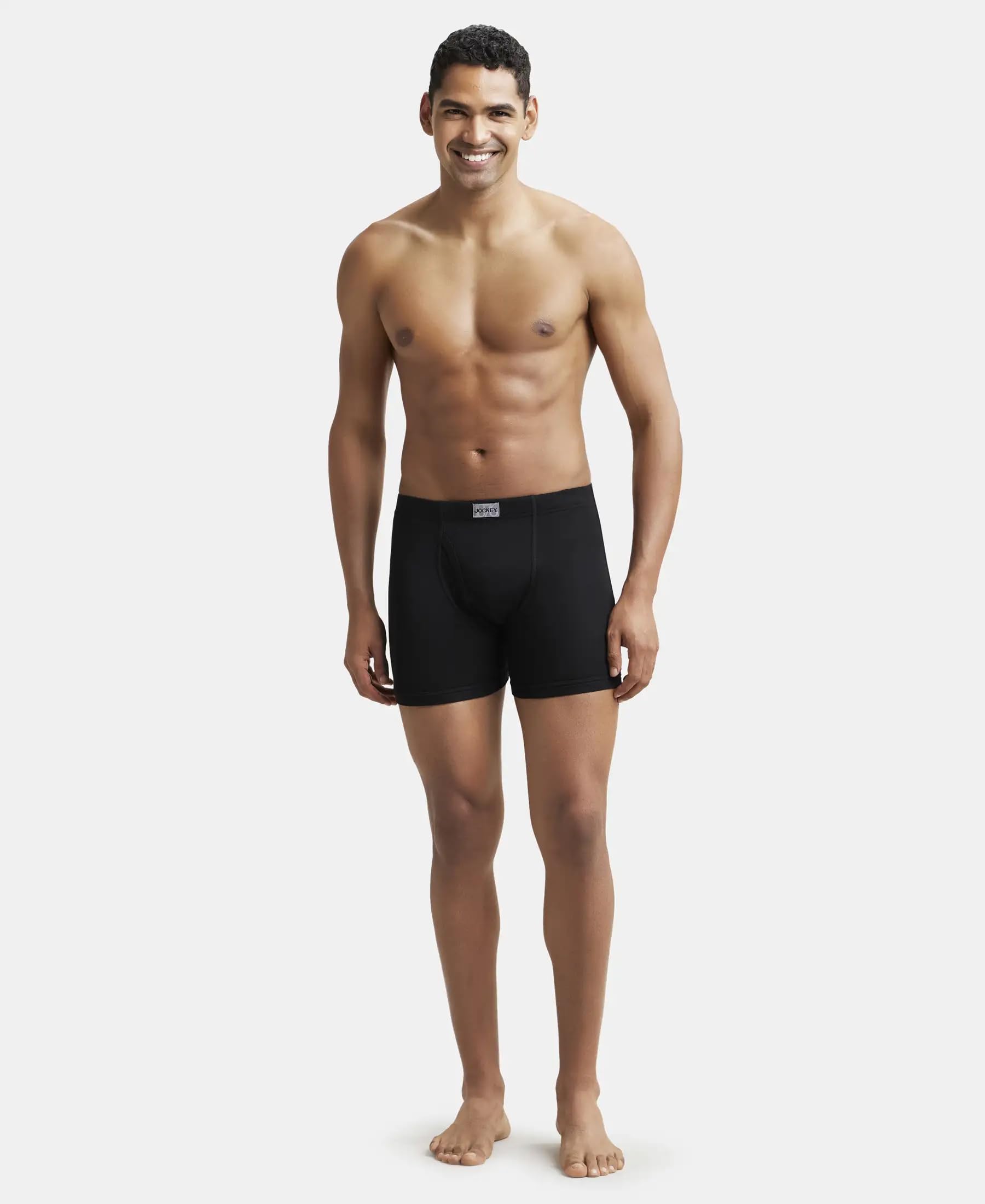 Jockey Men's Solid Boxer Brief - Cotton - Image 5