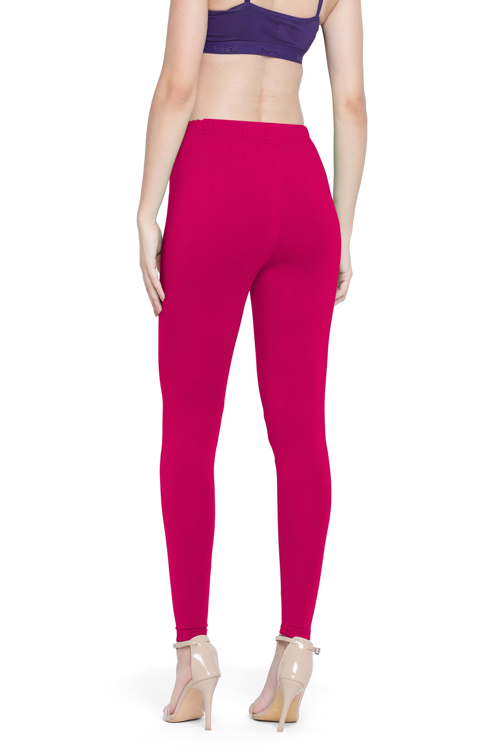 Presta Women Ankle-Length Leggings - Rani Pink - Image 2