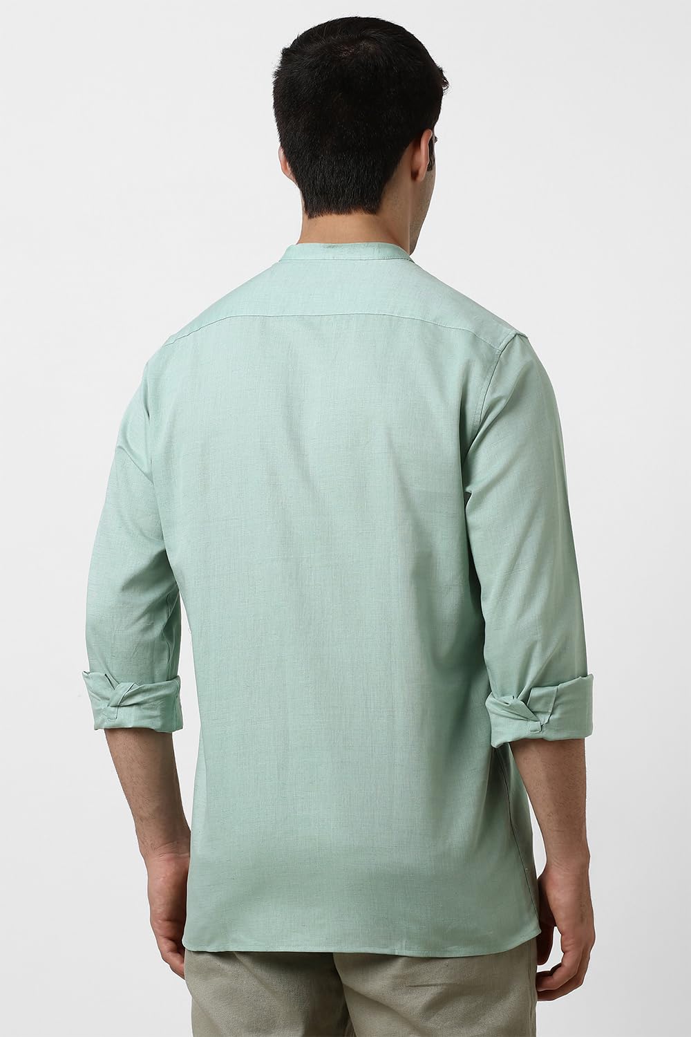 Van Heusen Men's Regular Fit Shirt - Green - Image 3
