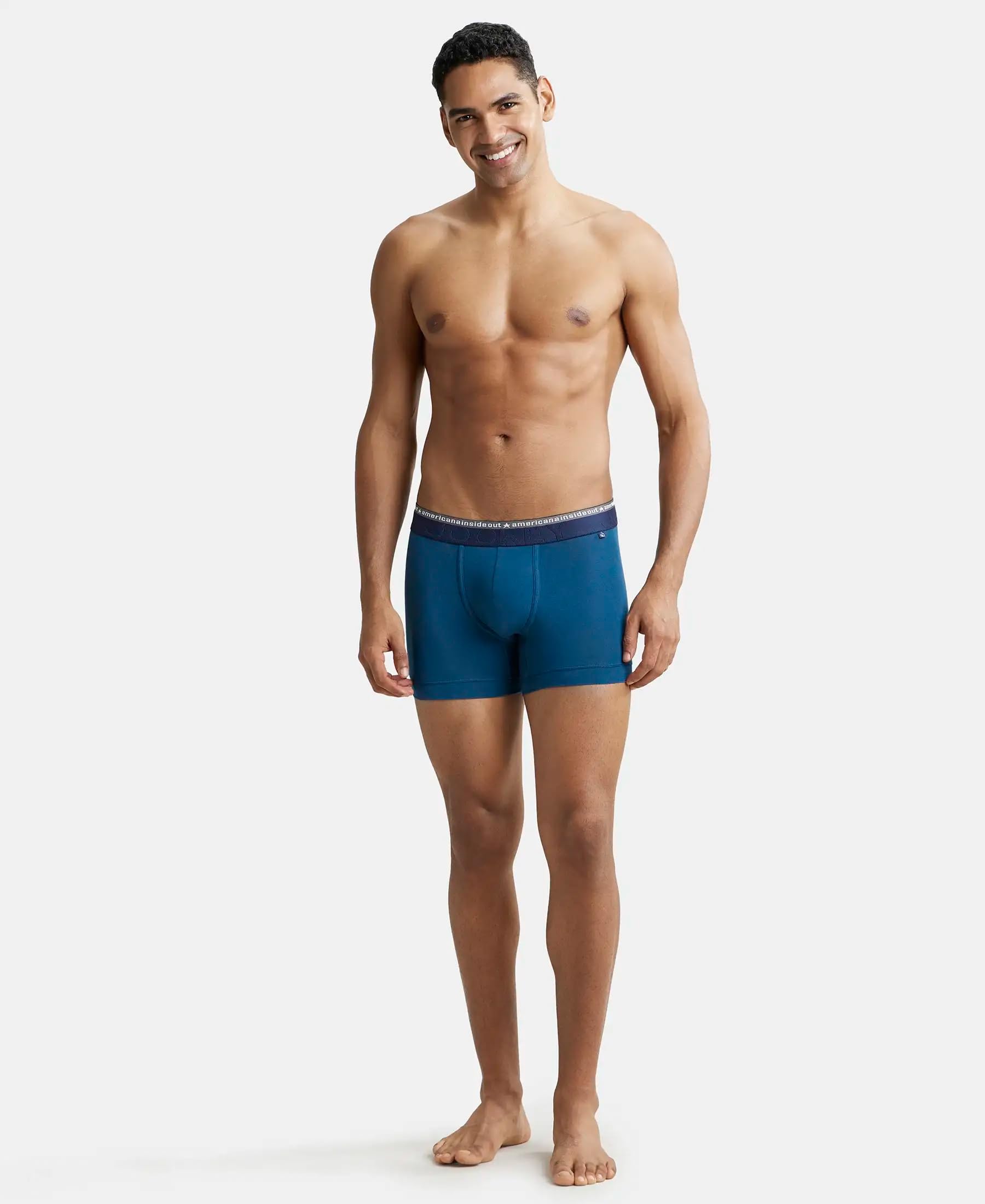 Jockey Men's Trunk - Teal - Image 4