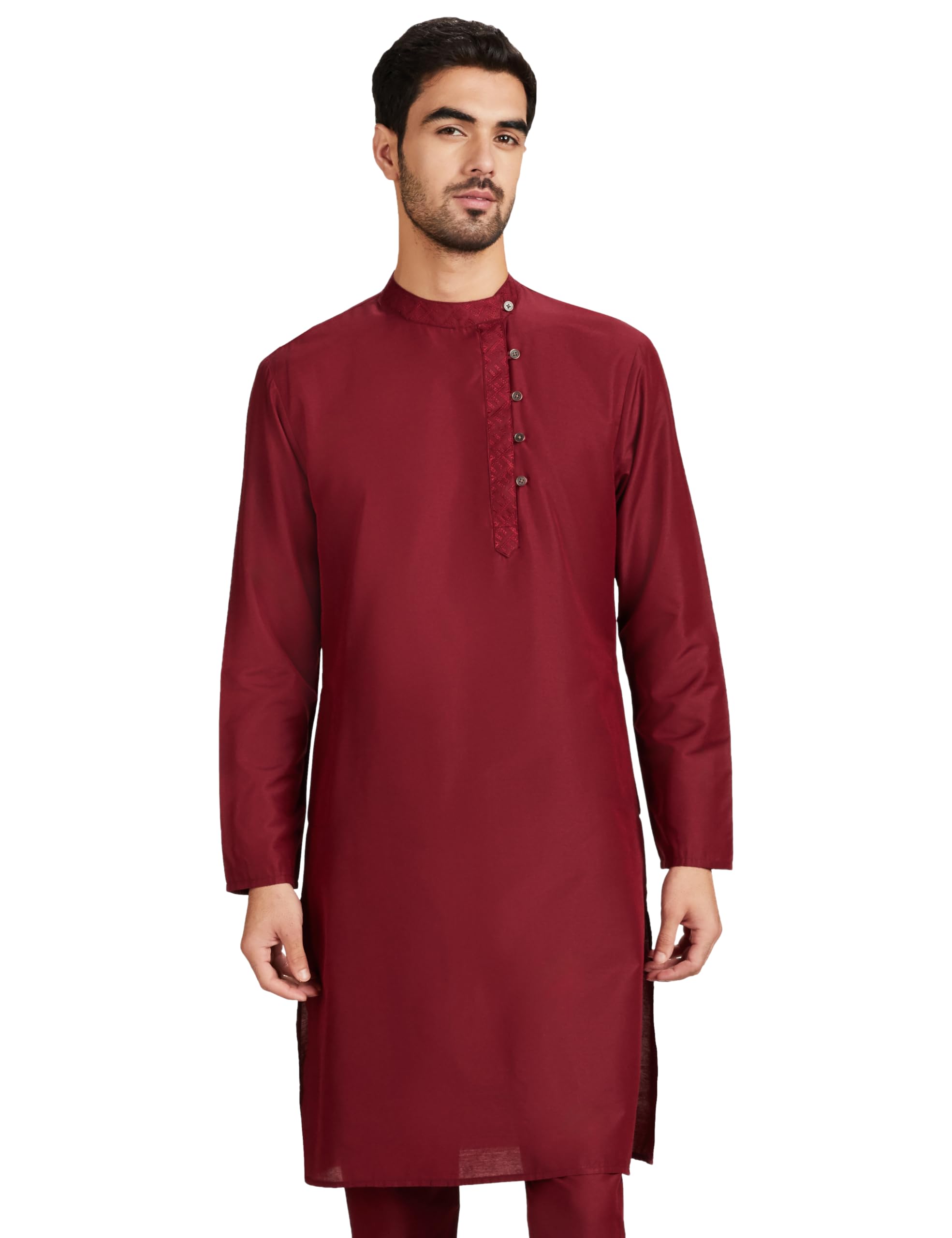 SymbolMen Rayon Embellished Kurta for Men