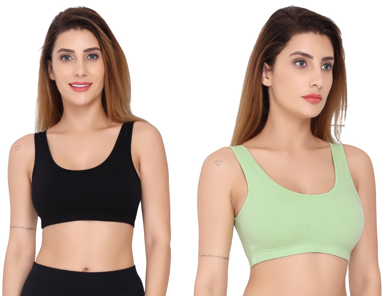 Celary Women's Sports Bra - Wirefree Full Coverage