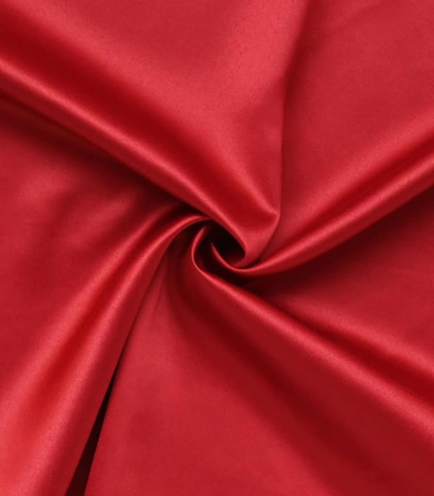 DEELMO Men Satin Casual Shirt - Red - Image 3