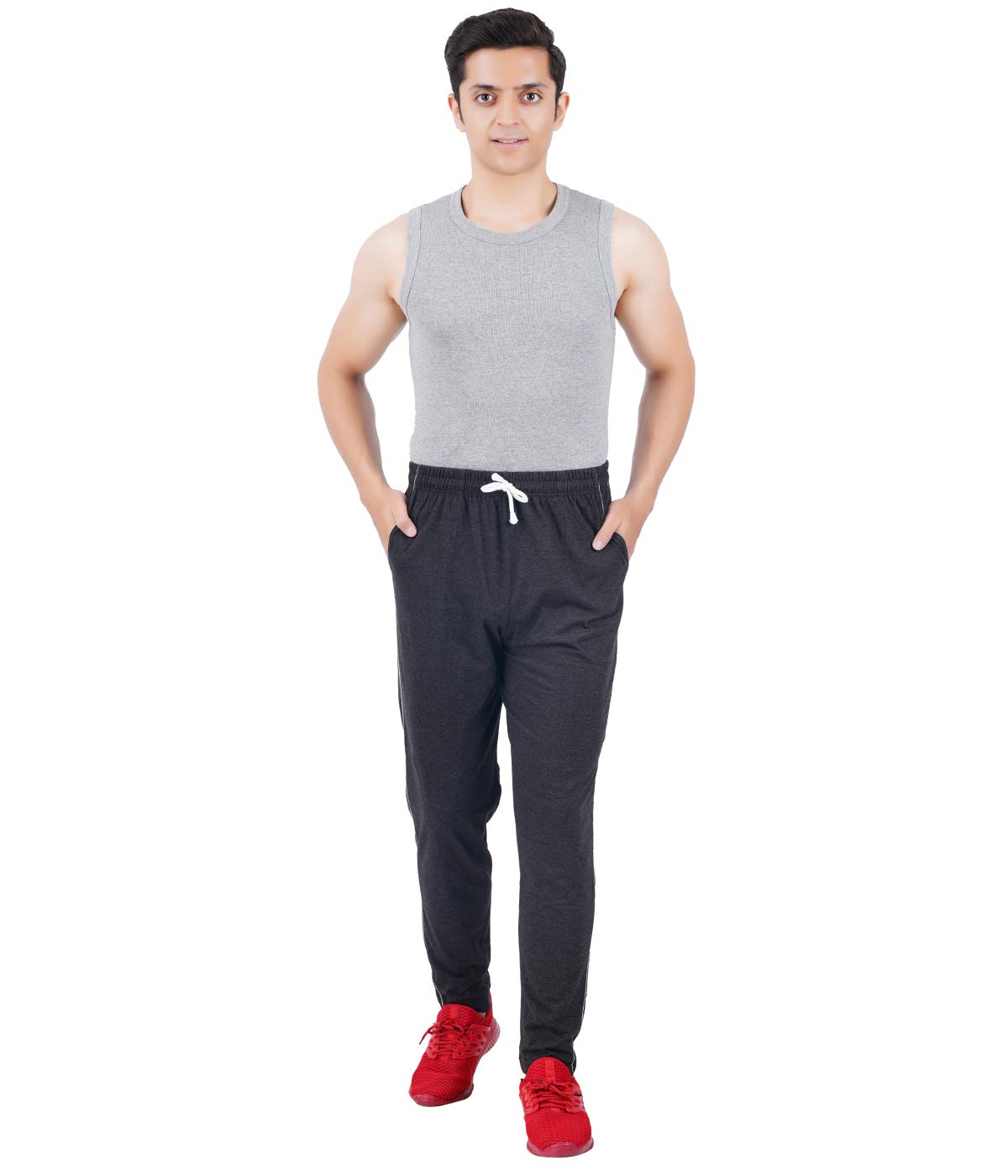 GarbGlide Men's Track Pants - Navy Charcoal - Image 4