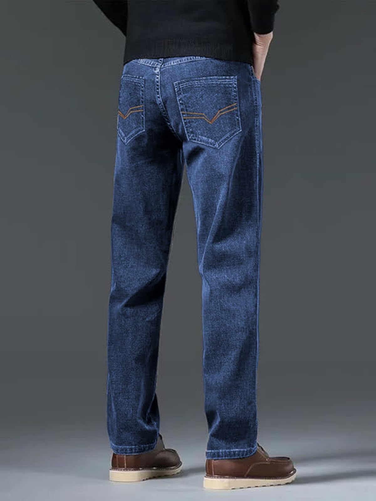 Ben Martin Stretchable Jeans for Men - Dark Blue - Image 2
