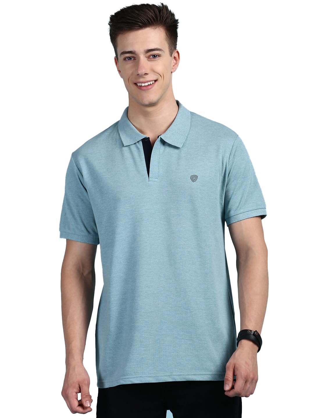 Lux Cozi Men's Pale Green Polo T-Shirt