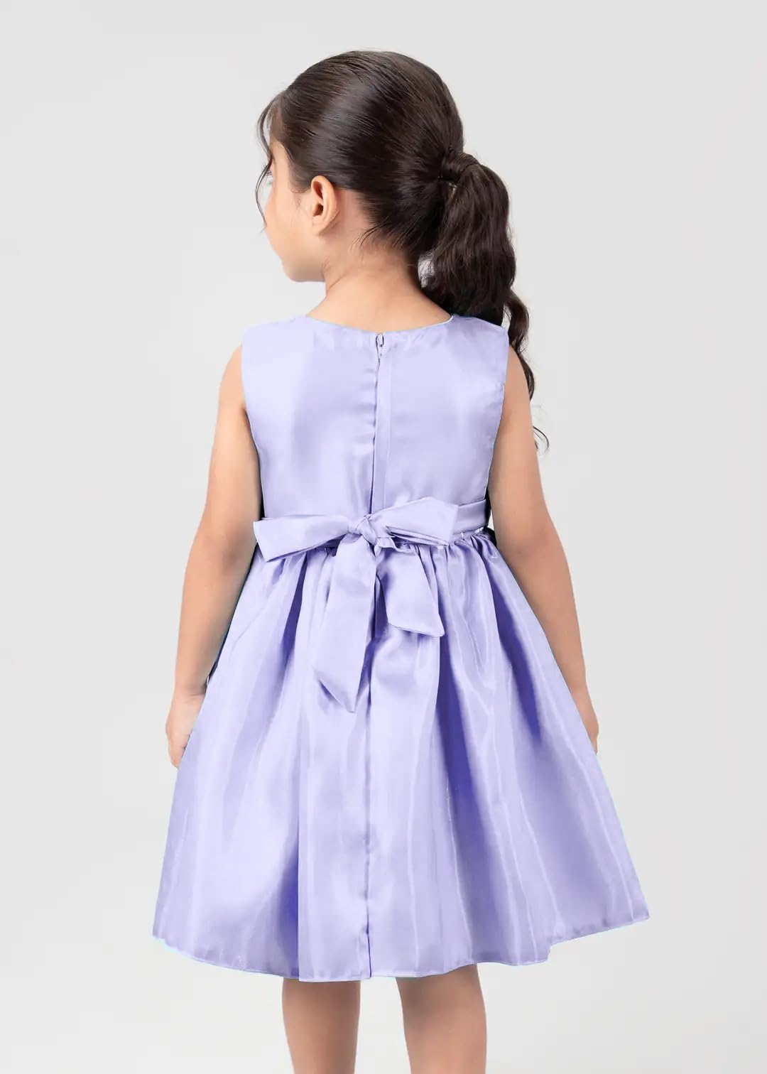 GarbGlide Girls Frock Dress Crystal Embellished - Image 2
