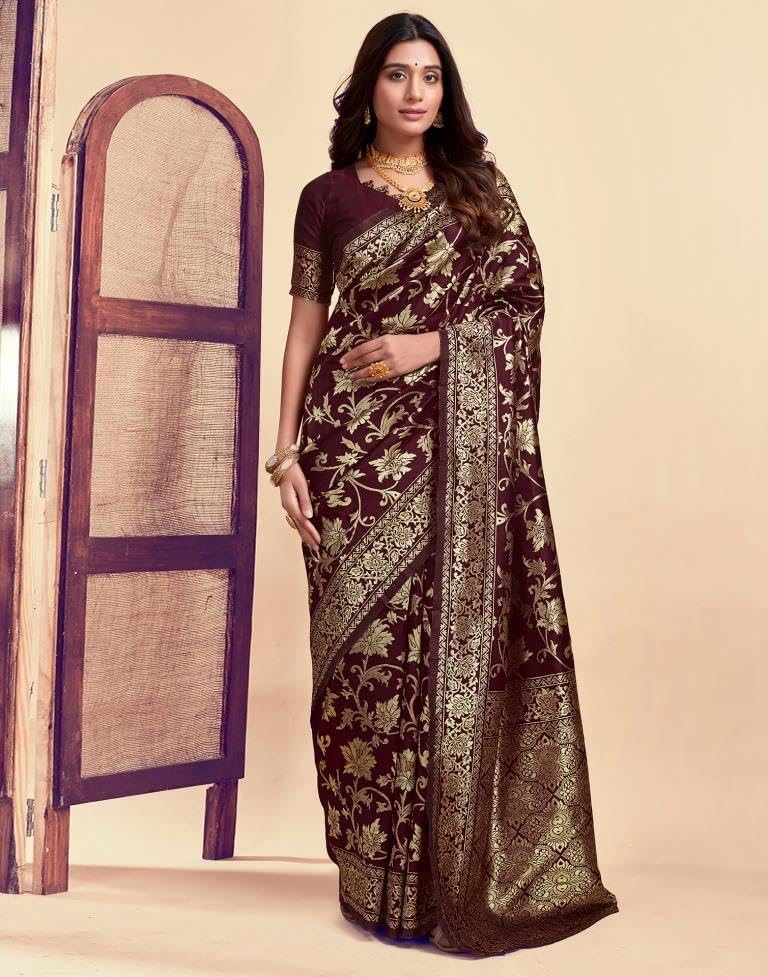 Sugathari Kanjivaram Silk Saree for Women - Image 3