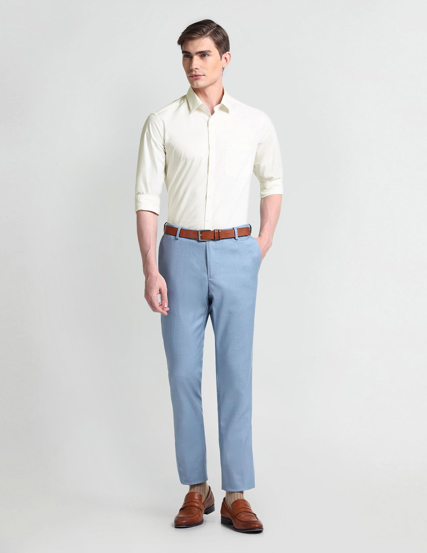 Arrow Men's Shirt - White Cutaway Collar - Image 4