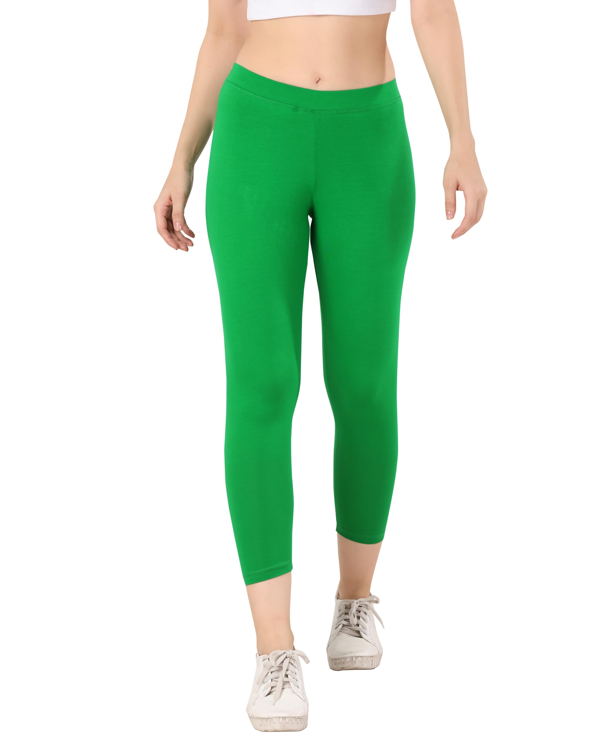TRASA Women's Tailored Cut Leggings - Green