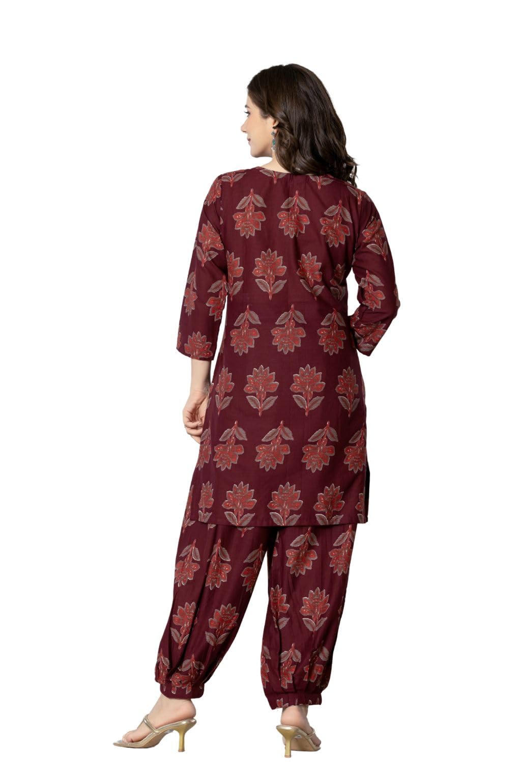rytras Women's Pure Cotton Printed Kurta Set - Image 2